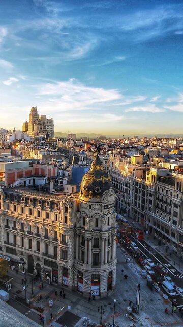 Gran Via in Madrid