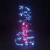 Pixel in Blau und Pink