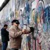 Ostdeutschland: Foto von der Berliner Mauer beim Mauerfall