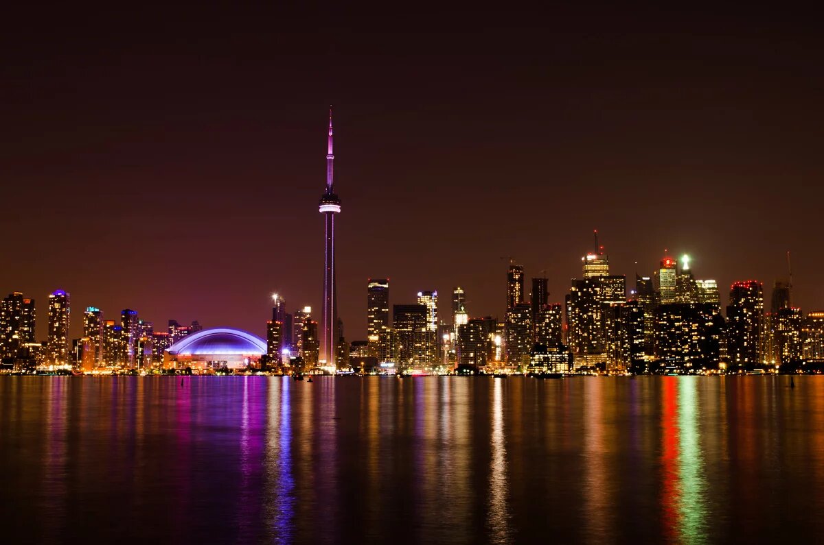 Toronto Skyline Toronto Skyline bei Nacht