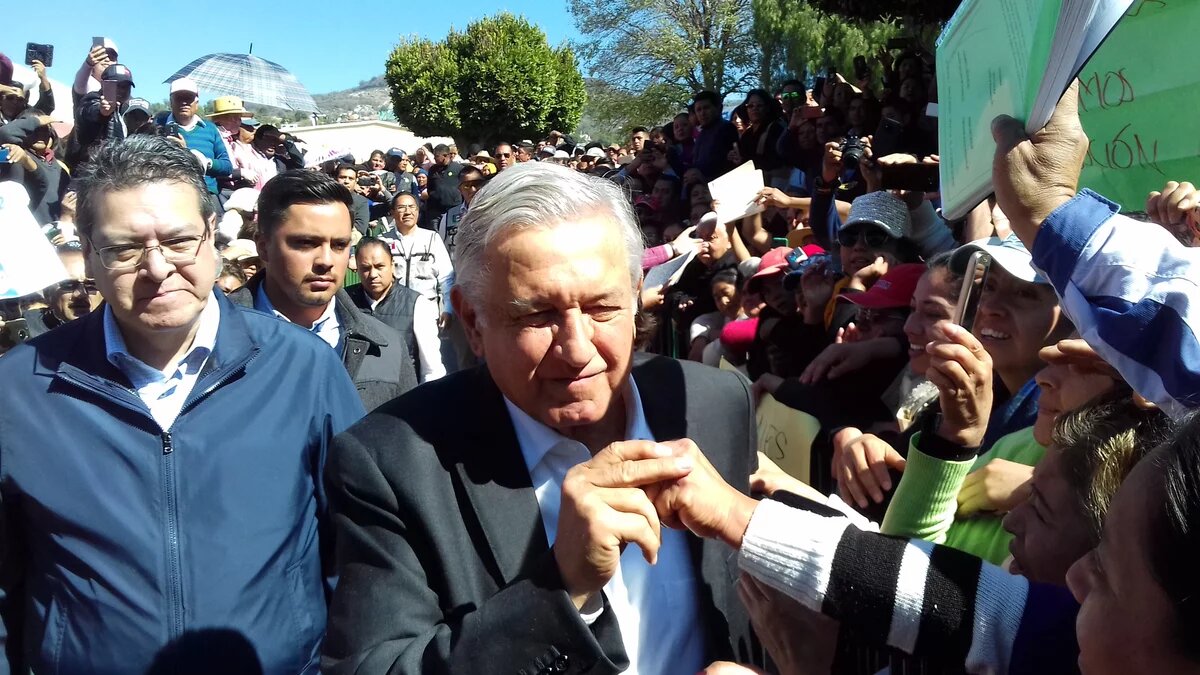 Mexikos Präsident Lopez Obrador 