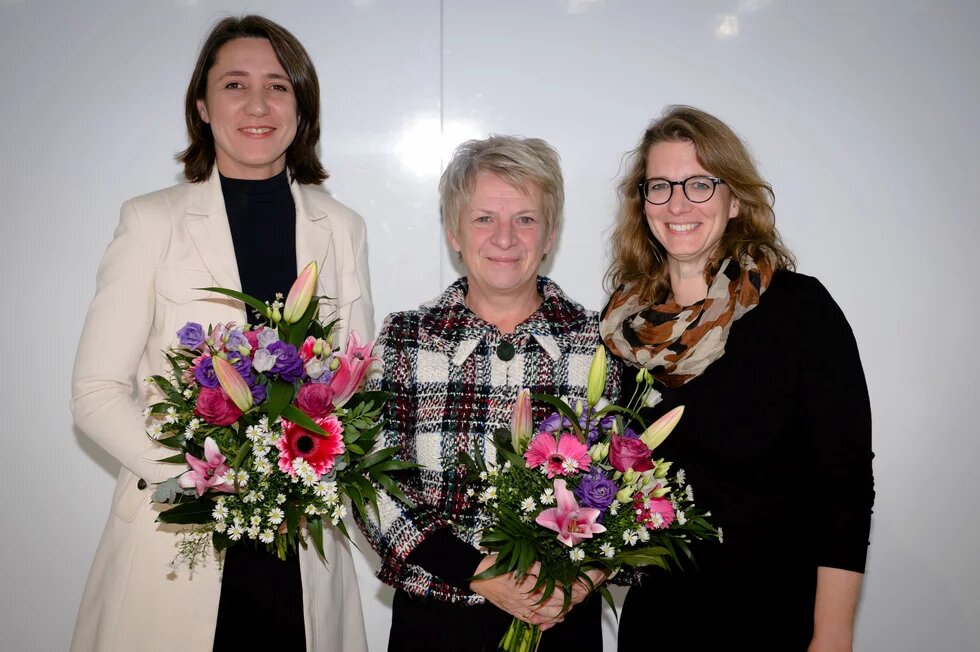 Bild von Ellen Ueberschär, Barbara Unmüßig und Livia Cotta Bild von Ellen Ueberschär, Barbara Unmüßig und Livia Cotta