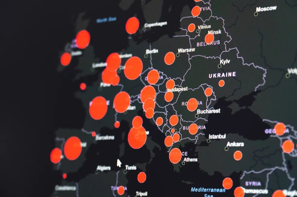 Verbreitung des Coronavirus Karte Europa Coronavirus