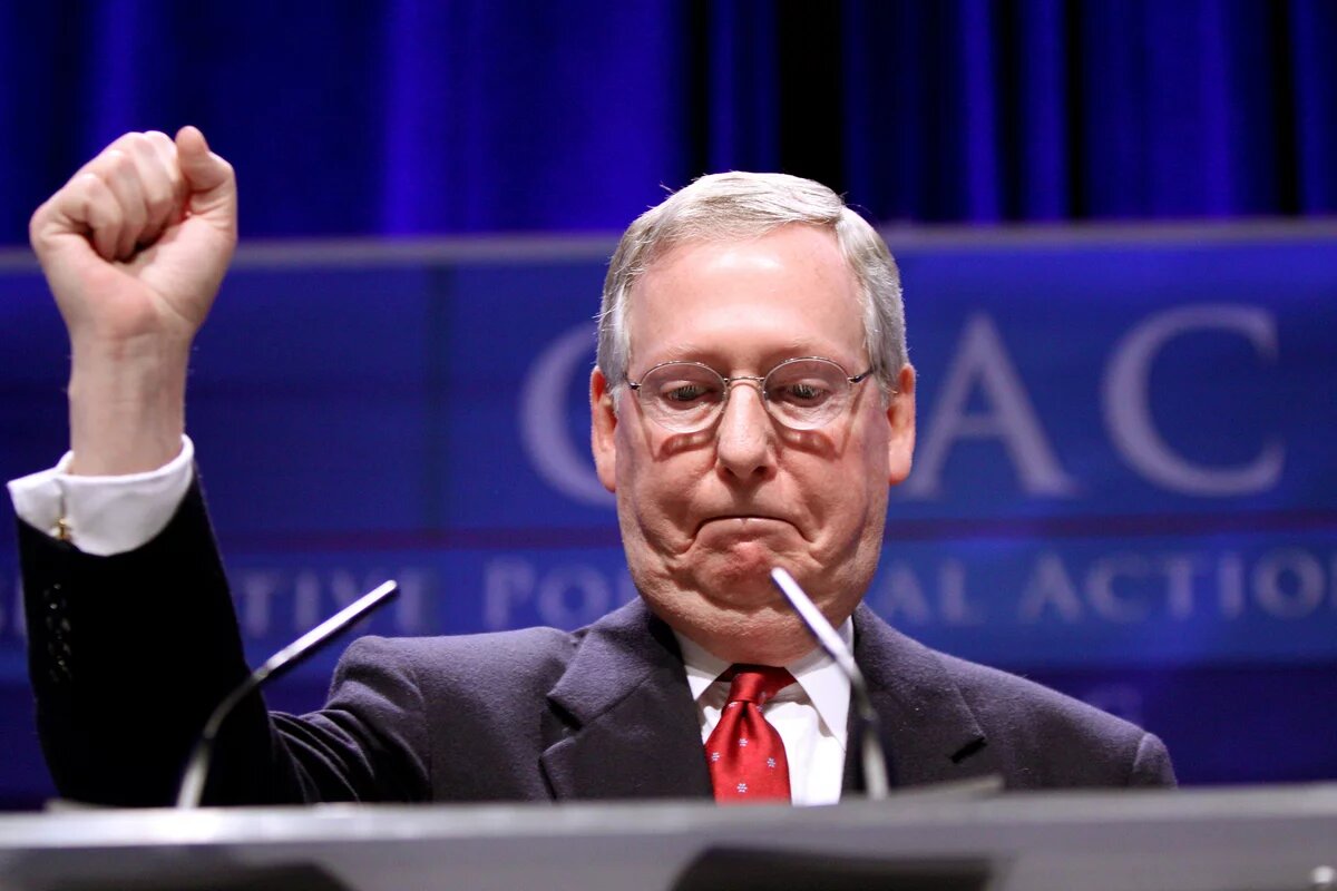 Mitch McConnell - United States Senator and Senate Minority Leader Mitch McConnell of Kentucky speaking at CPAC 2011 in Washington, D.C. Mitch McConnell - United States Senator and Senate Minority Leader Mitch McConnell of Kentucky speaking at CPAC 2011 in Washington, D.C.