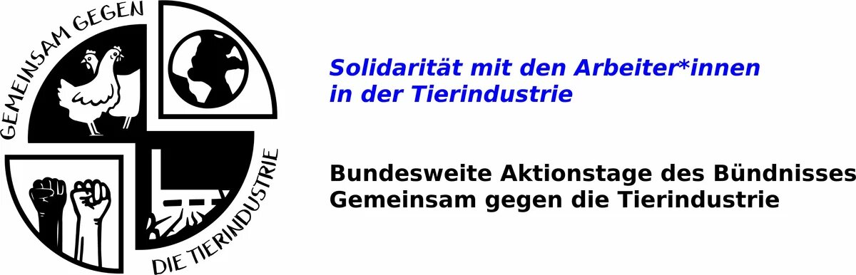 Logo Bündnis Gemeinsam gegen die Tierindustrie