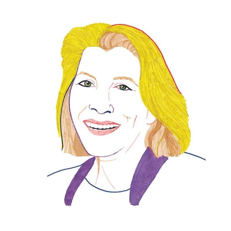 Illustration Porträt von Karen Donfried