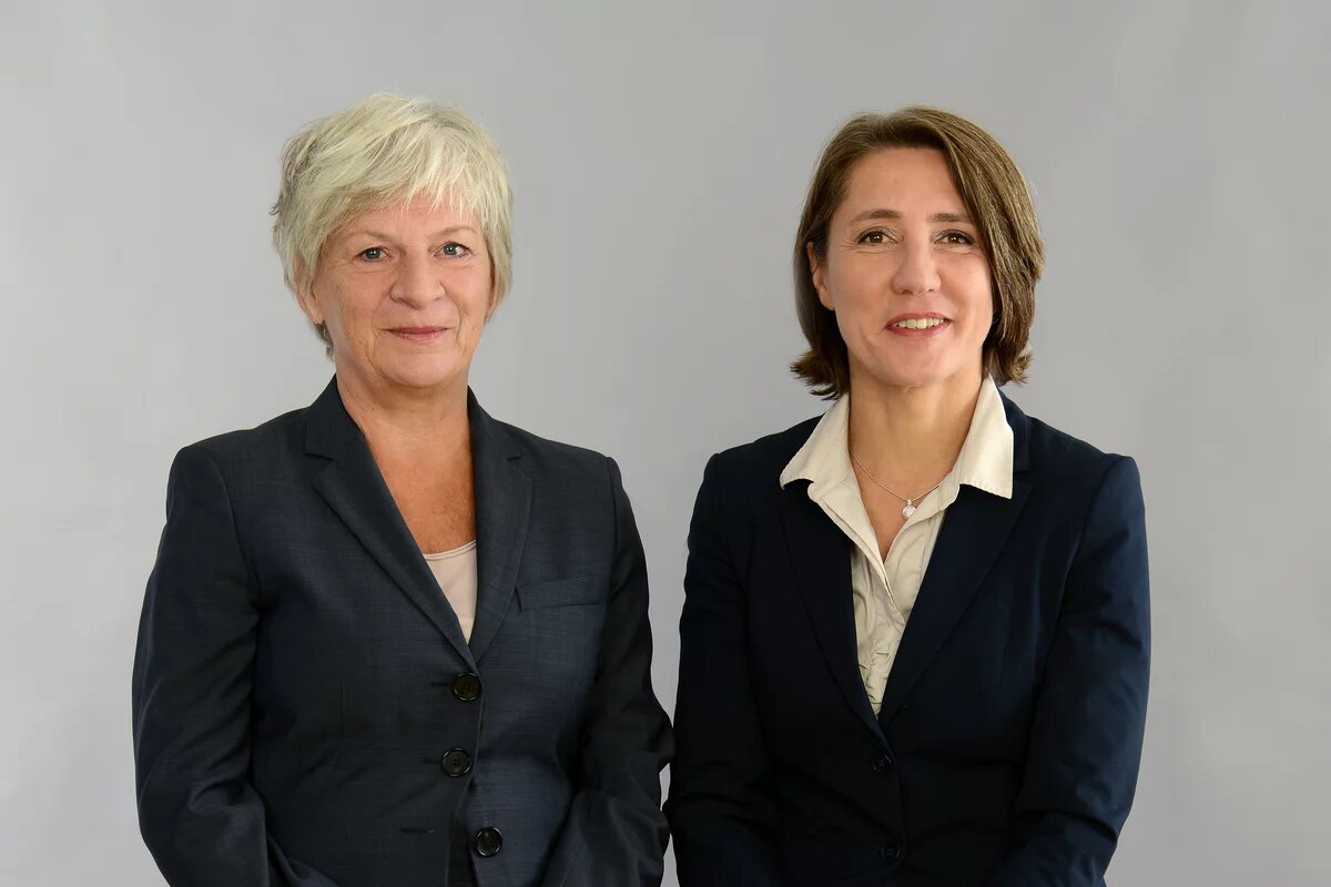 Portrait Barabara Unmüßig und Ellen Überschär