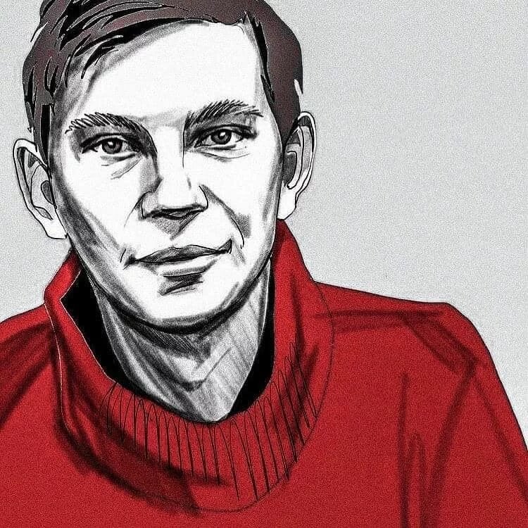 Illustration Ihar Losik gezeichnet von Irina Shidkova