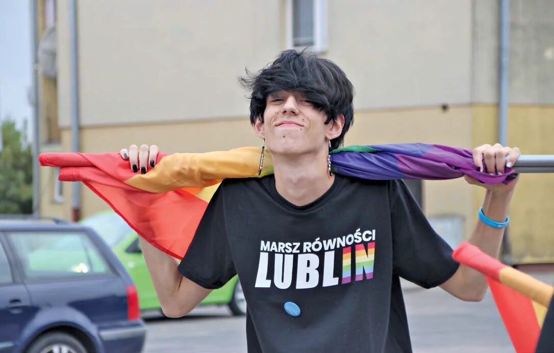 «Ich will, dass Polen ein Land ist, in dem sich alle wohlfühlen können», sagt der 15-jährige Jakub Maj. «Ich will, dass Polen ein Land ist, in dem sich alle wohlfühlen können», sagt der 15-jährige Jakub Maj.