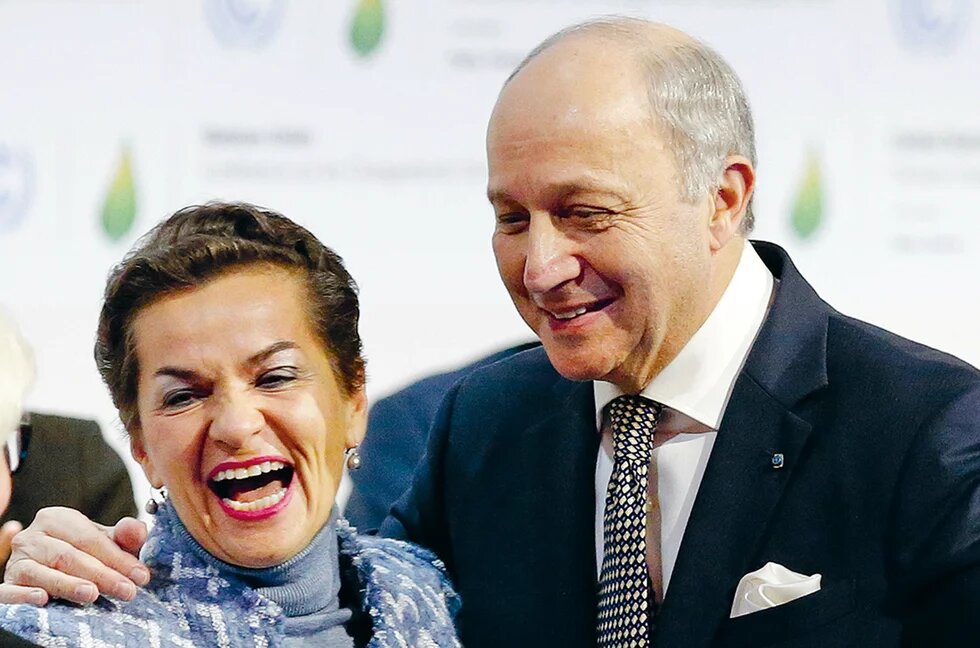 Christiana Figueres + Laurent Fabius