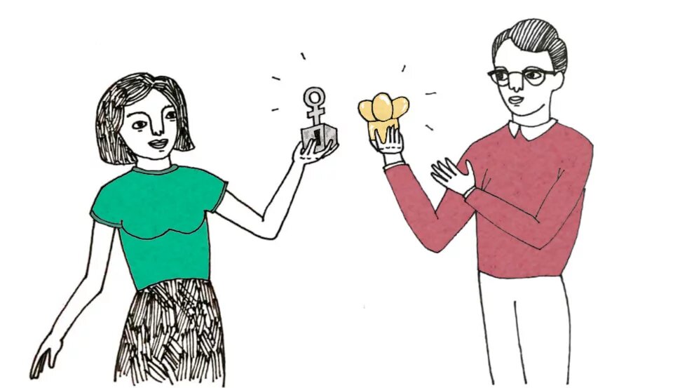Illustration Anne-Klein-Frauenpreis und Friedensfilmpreis, Preise der Heinrich-Böll-Stiftung