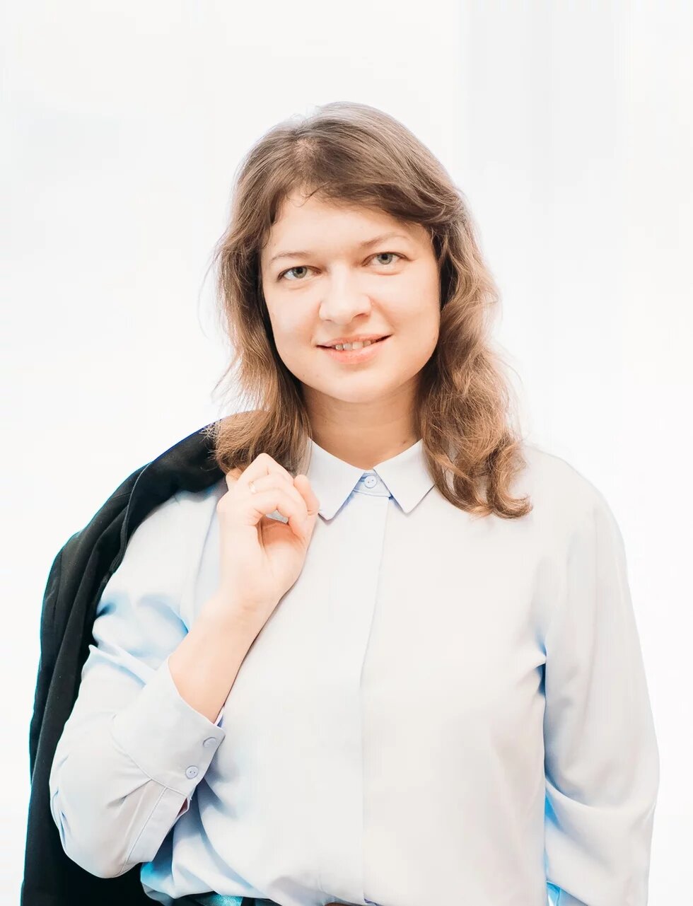 Olena Pavlenko blickt in die Kamera