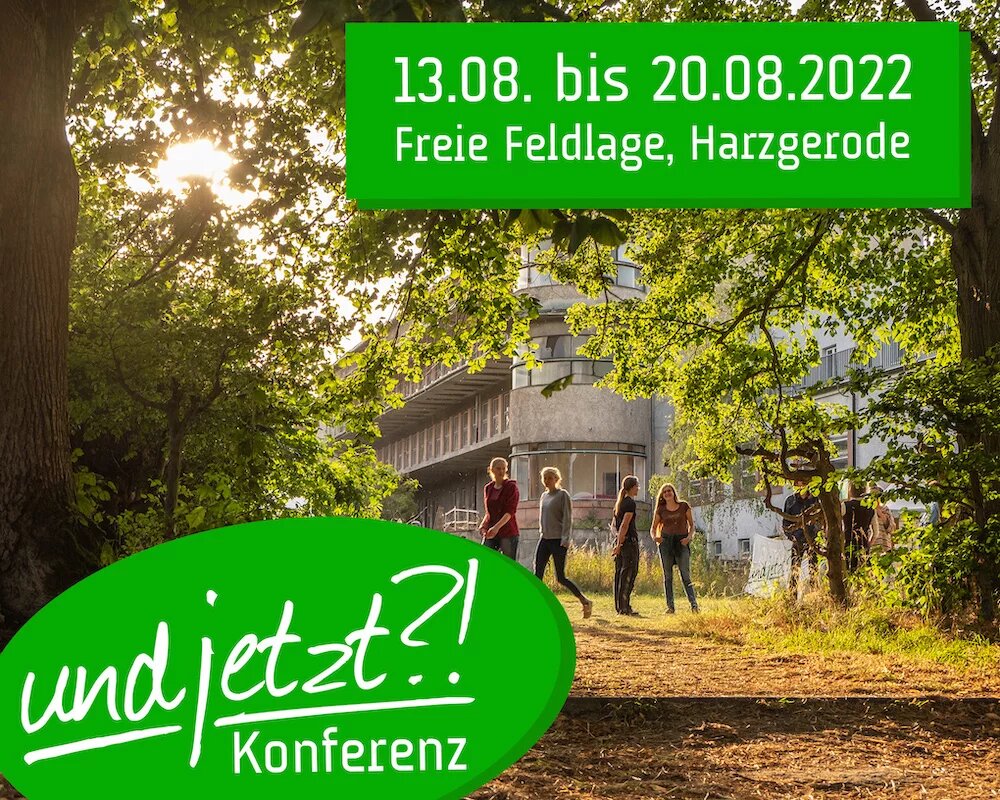 PLakat von undjetzt?!-Konferenz