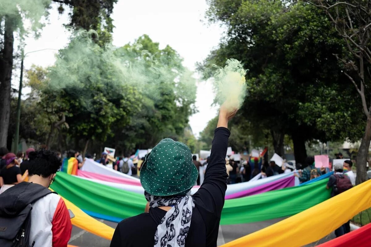 Demonstration für die Rechte von LGBTIQ-Personen Demonstration für die Rechte von LGBTIQ-Personen