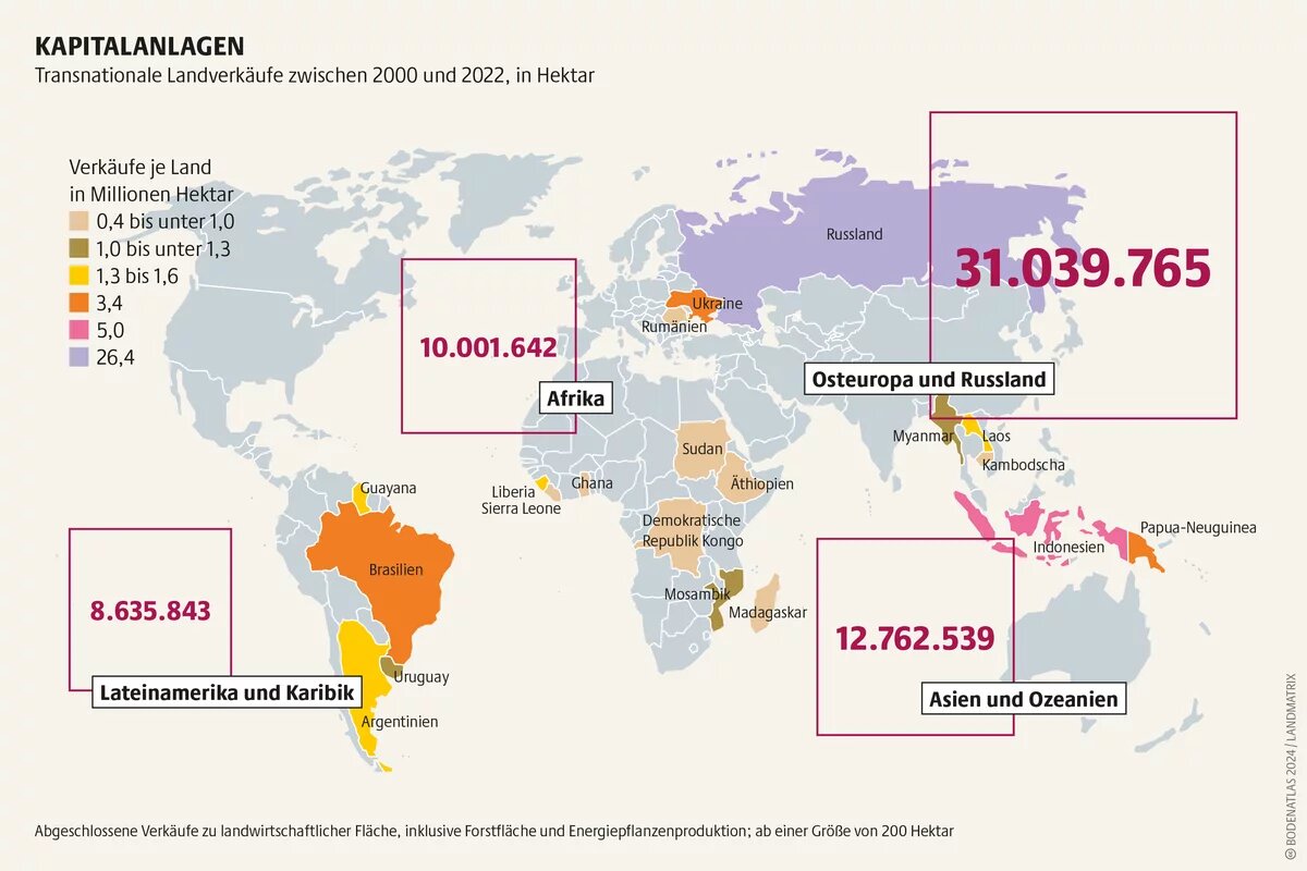 Regionen mit schwachen staatlichen Strukturen sind besonders von Landgrabbing durch internationale Investor*innen betroffen Regionen mit schwachen staatlichen Strukturen sind besonders von Landgrabbing durch internationale Investor*innen betroffen