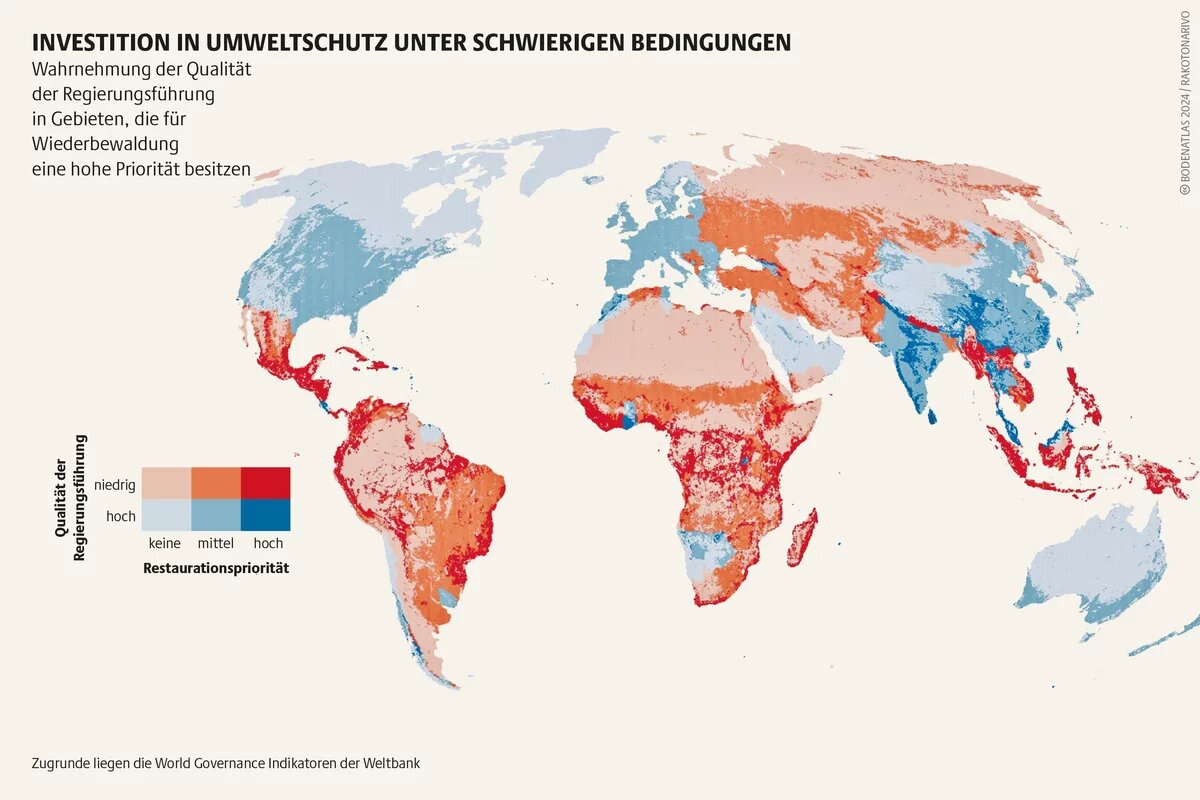 In vielen Ländern, die sich zum Schutz von Biodiversität verpflichtet haben, herrschen keine förderlichen Rahmenbedingungen für Wiederbewaldung In vielen Ländern, die sich zum Schutz von Biodiversität verpflichtet haben, herrschen keine förderlichen Rahmenbedingungen für Wiederbewaldung