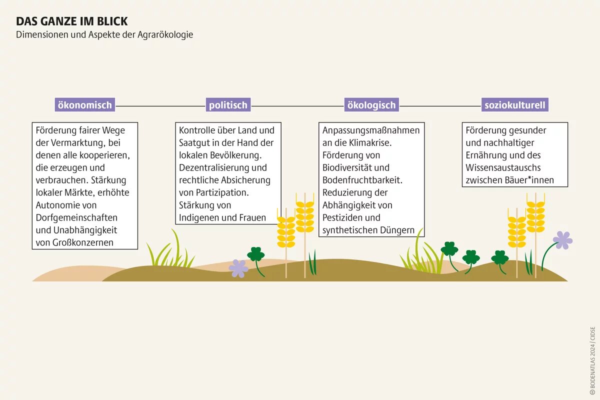 Recht auf Land, Ressourcen, Selbstbestimmung: Ernährungssysteme sollen durch Agrarökologie grundlegend transformiert werden Recht auf Land, Ressourcen, Selbstbestimmung: Ernährungssysteme sollen durch Agrarökologie grundlegend transformiert werden
