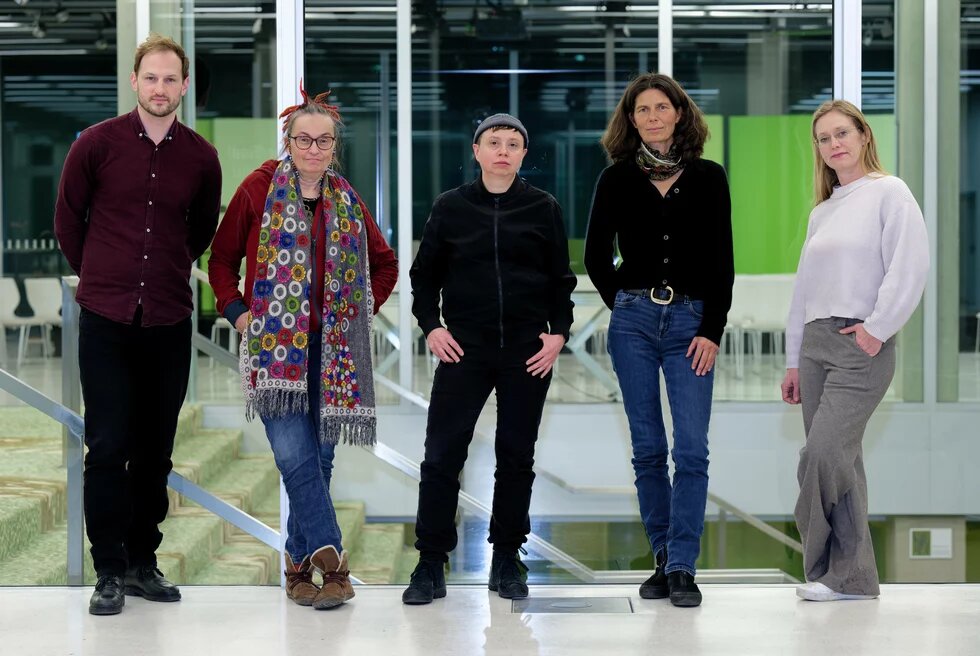 Jury Friedensfilmpreis 2025 Jury Friedensfilmpreis 2025: Jakob Grasböck, Jasmina Barckhausen, Billie Mind, Jakobine Motz, Therese Berg (vlnr)