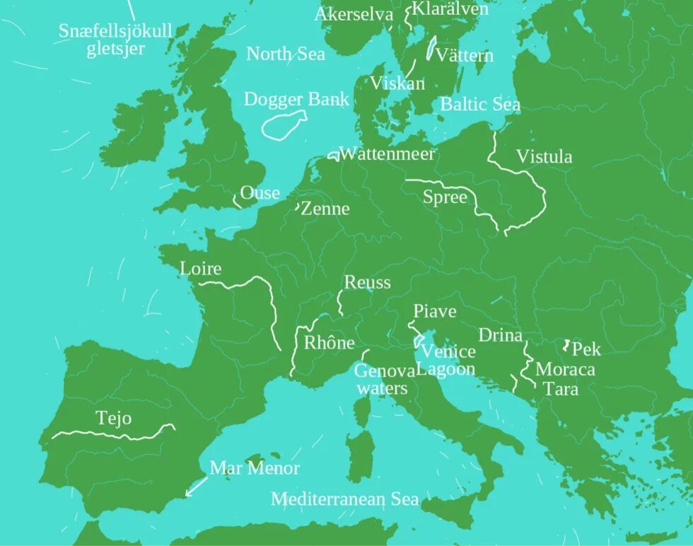 Confluence of European Water Bodies