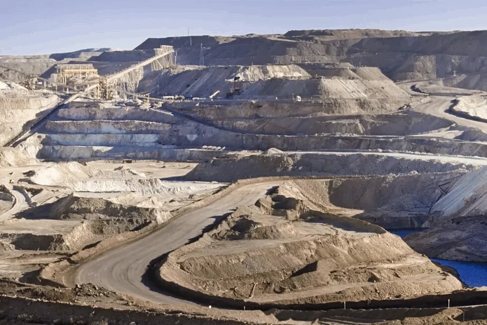 Ressourcen Mine zum Abbau von Rohstoffen
