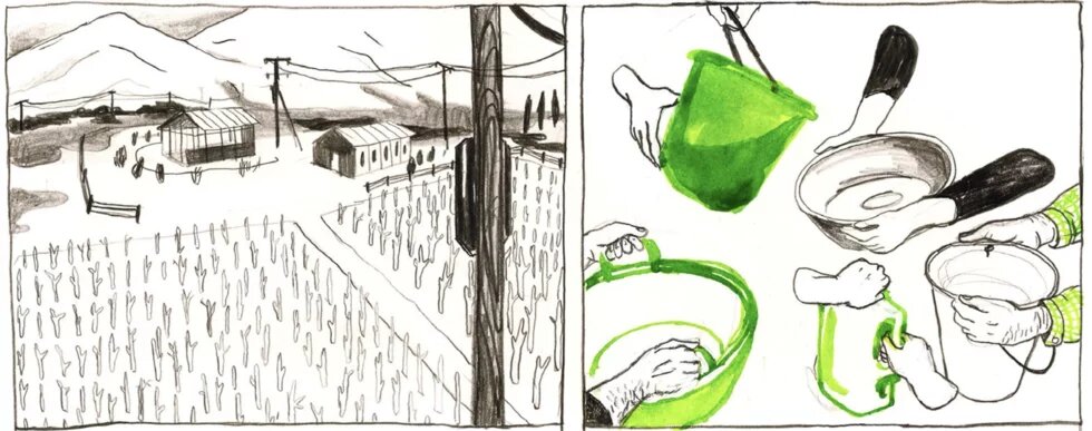 Illustration: Kleinbauern und Kleinbäuerinnen