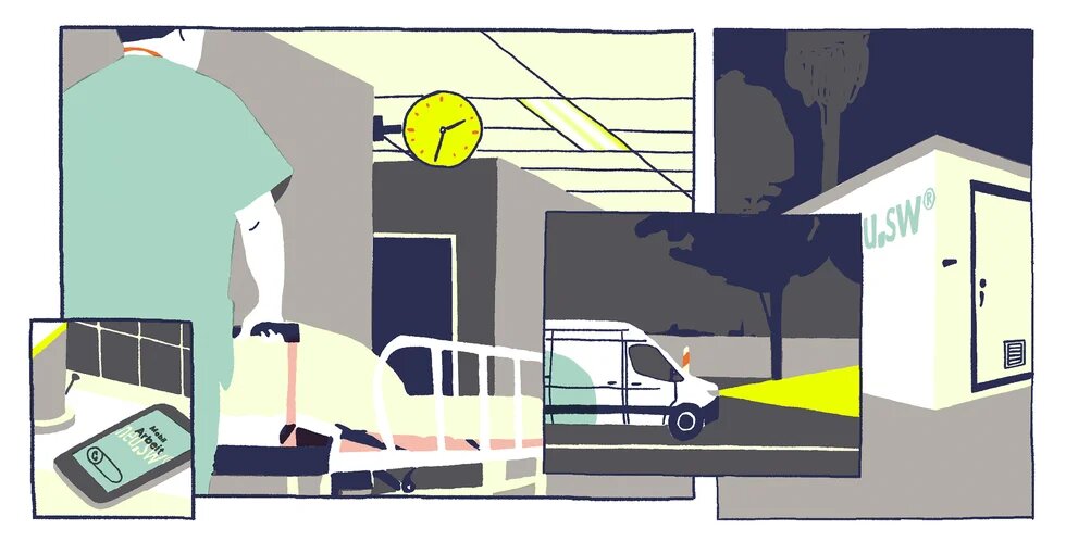 Illustration: Krankenhaus