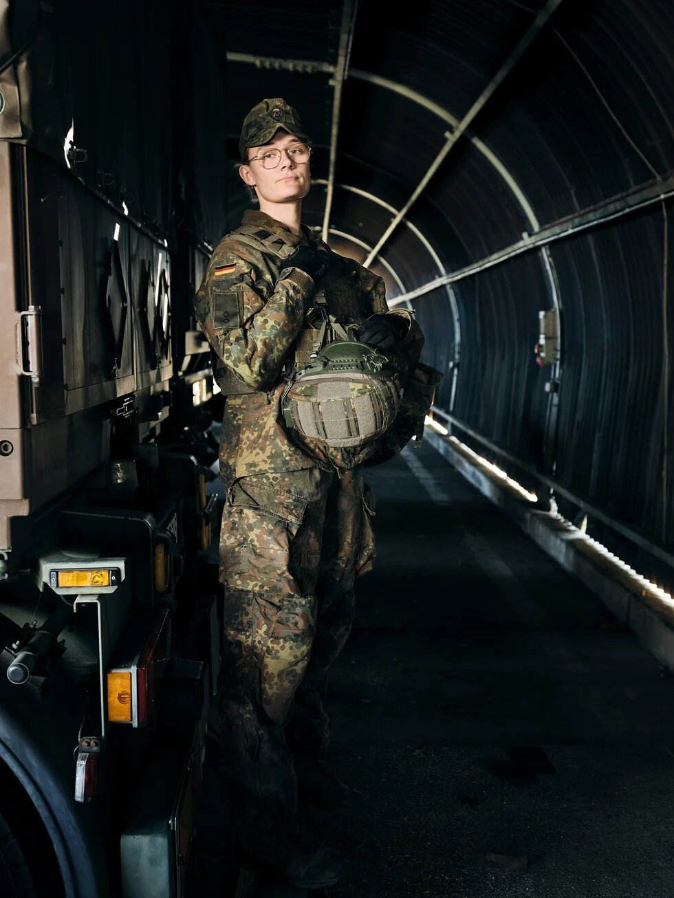 Nicole in Uniform.
