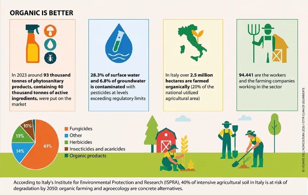 Graphic "Organic is better" 