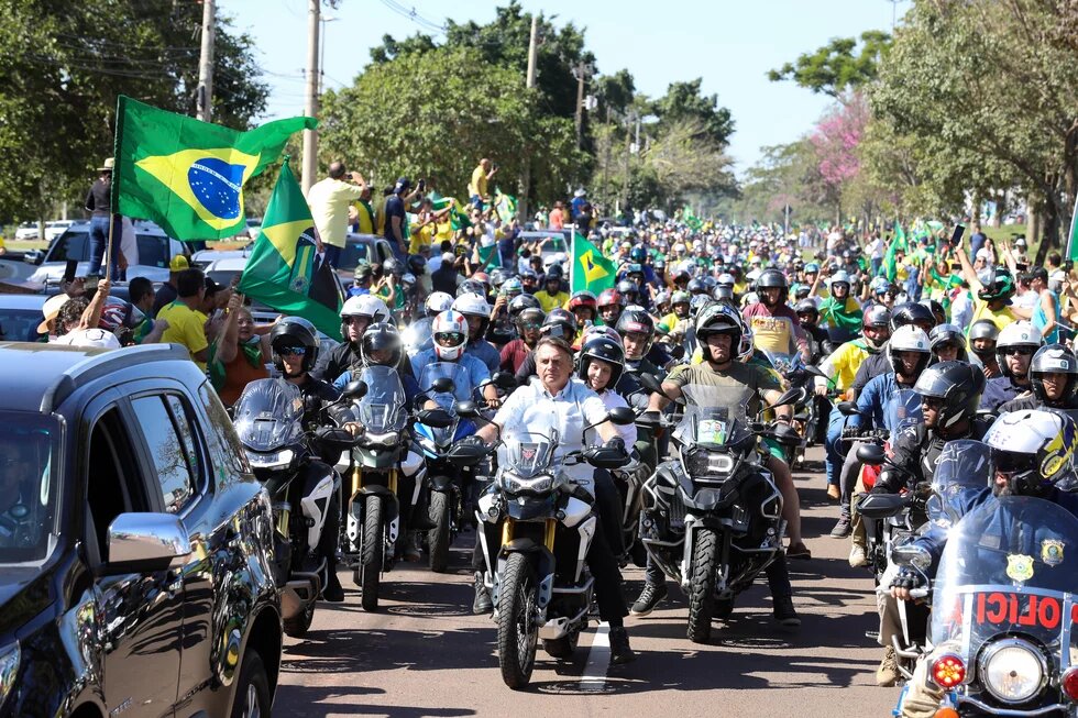 Motorcyle Parade in Brazil