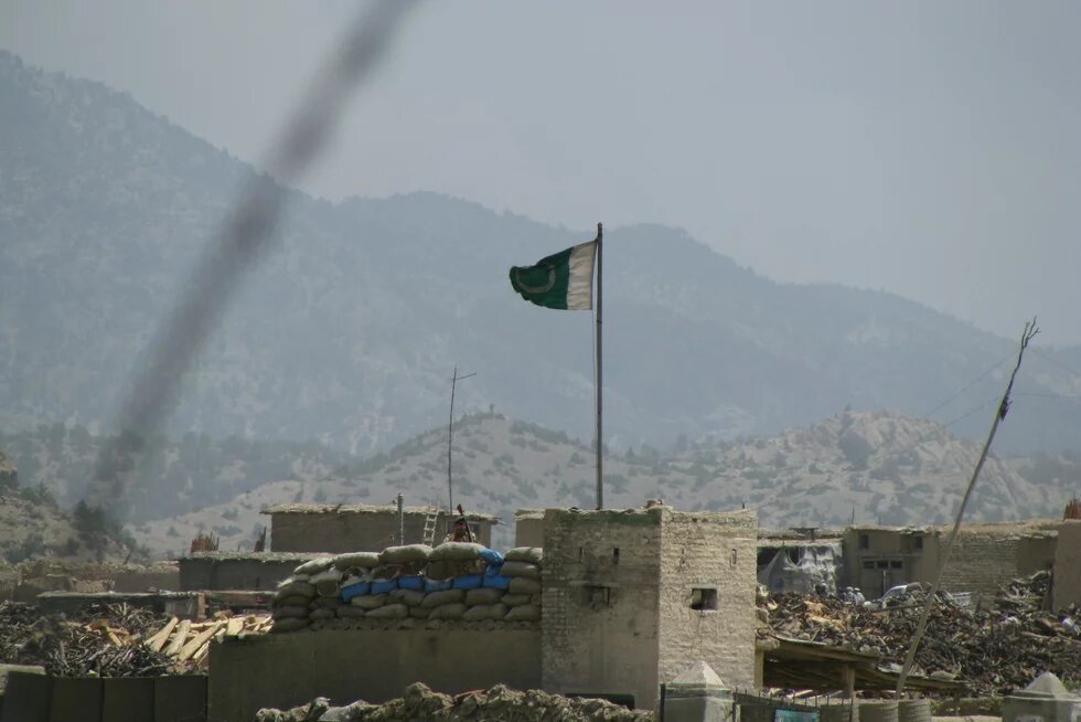 Vorgeschobener Militärstützpunkt von Pakistan an der Grenze zu Afghanistan Vorgeschobener Militärstützpunkt von Pakistan an der Grenze zu Afghanistan