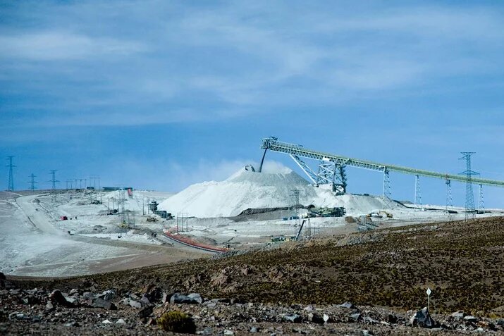 Mine in den Collahuasi Highlands in Chile.