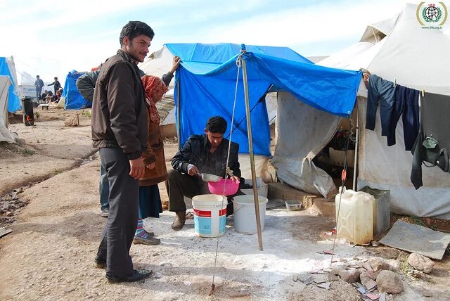 Alltag in einem Flüchtlingslager in Syrien (Atmeh) nähe der Grenze zur Türkei, März 2013 Alltag in einem Flüchtlingslager in Syrien (Atmeh) nähe der Grenze zur Türkei, März 2013