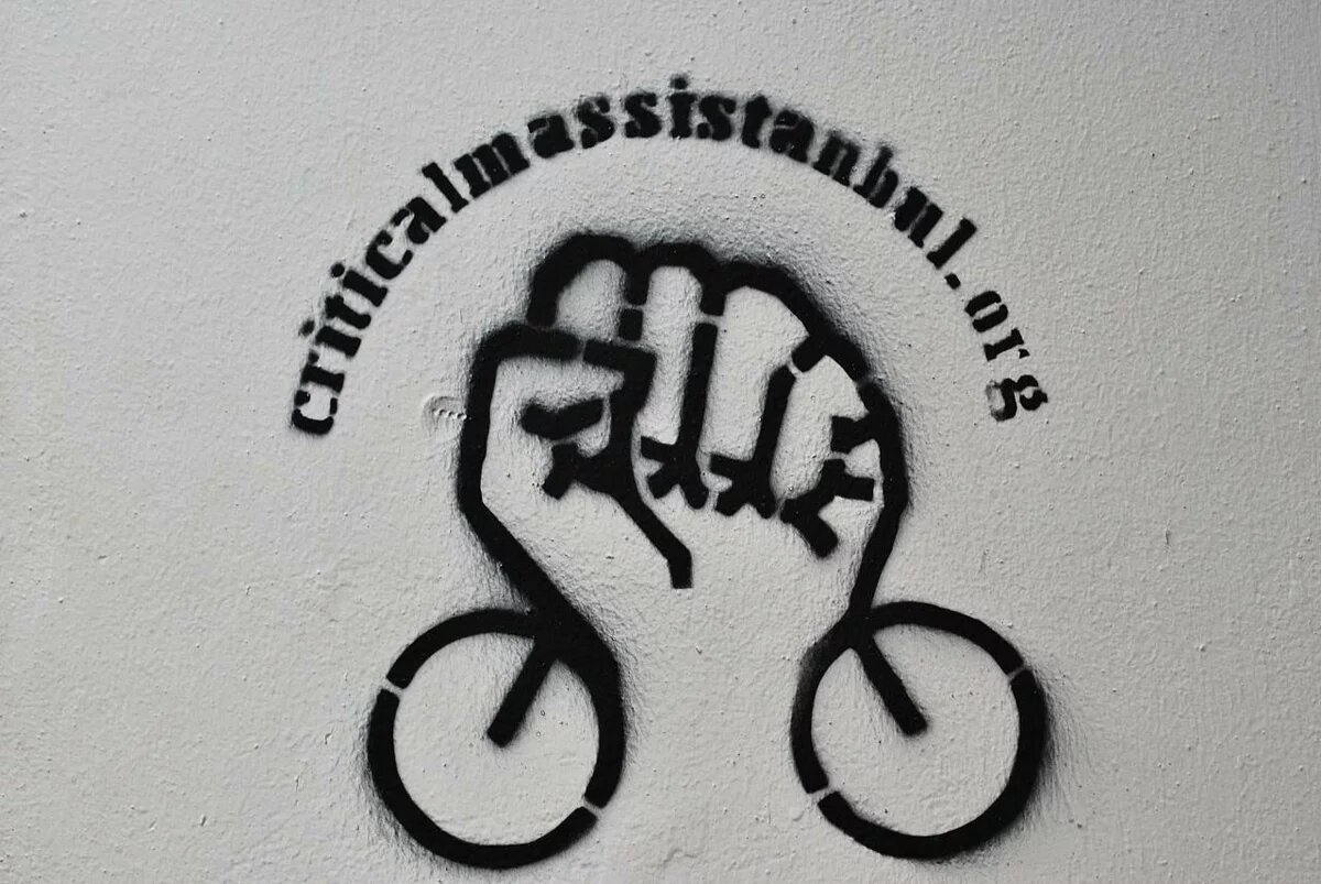 Graffiti from Istanbul exemplifying the power of a critical mass Graffiti from Istanbul exemplifying the power of a critical mass