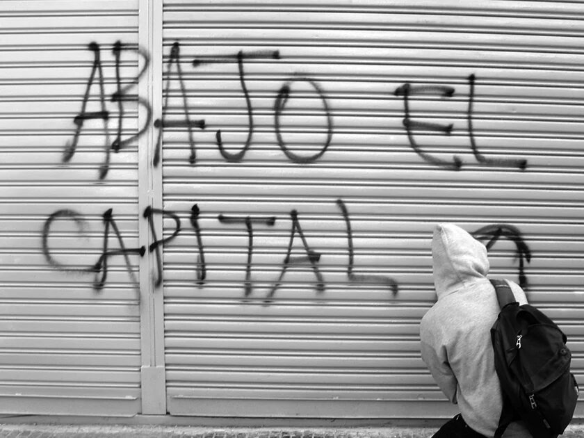 Untitled Anti-capitalist grafitti from Chile