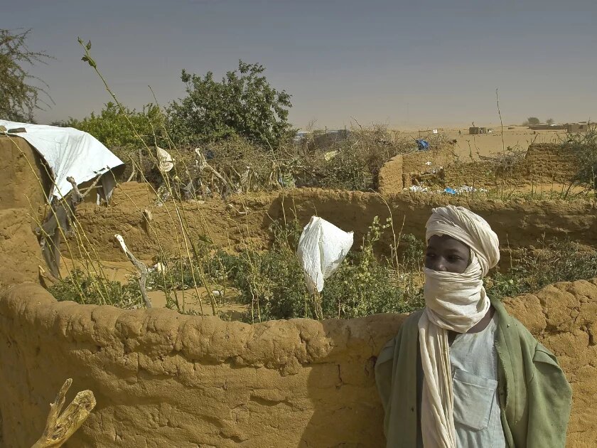 Darfurians refugees in Eastern Chad Many farmers lose their land in Africa because it is used for the extraction of natural resources