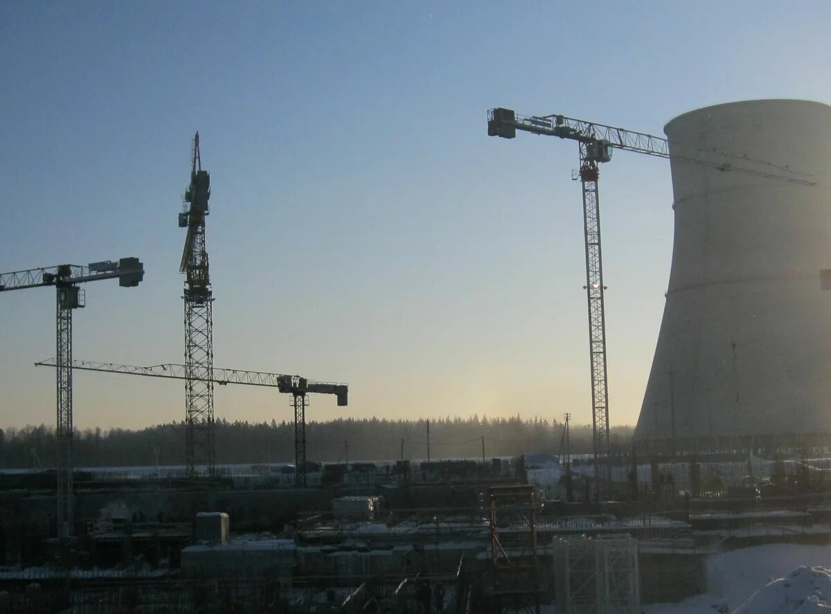russian nuclear power plant under construction
