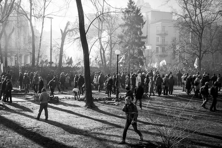 Kiew, 18. Februar 2014 Proteste in Kiew