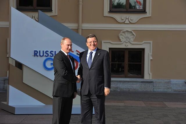 Vladimir Putin und José Manuel Barroso