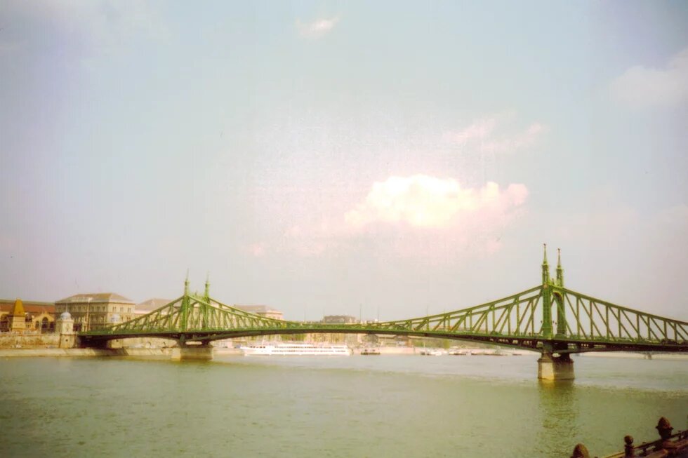"Green Bridge" in Budapest "Green Bridge" in Budapest