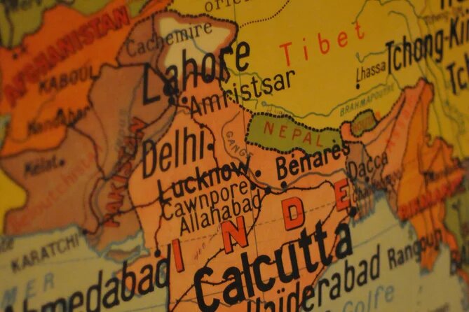 Map Map of India and its neighbours