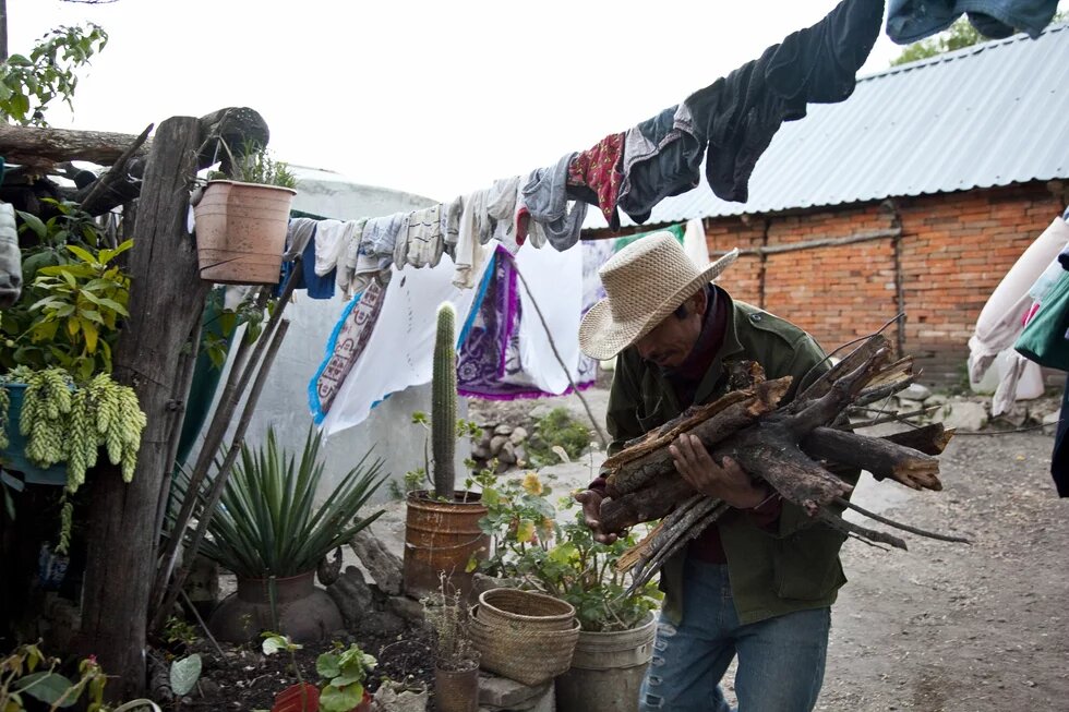 Kleinbauer Santiago Cruz aus Oaxaca, Mexiko