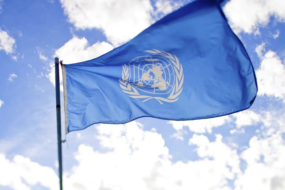 Flagge der Vereinten Nationen
