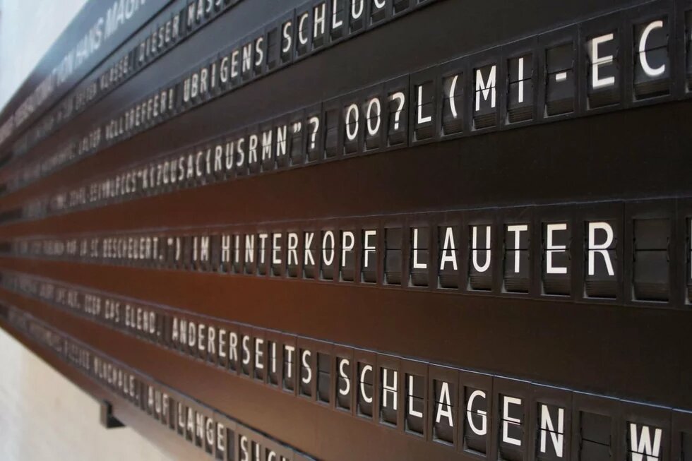 Der Poesieautomat von Hans Magnus Enzensberger in Landsberg Der Poesieautomat von Hans Magnus Enzensberger in Landsberg