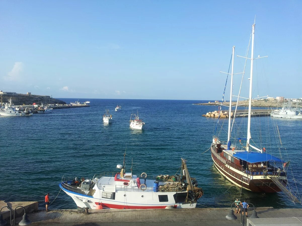 Lampedusa Hafen Lampedusa Hafen