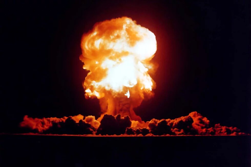 US nuclear weapons test in Nevada in 1957 Atomtest 1957 in Nevada
