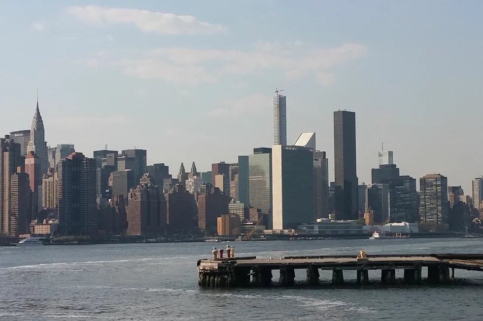 Blick auf New York