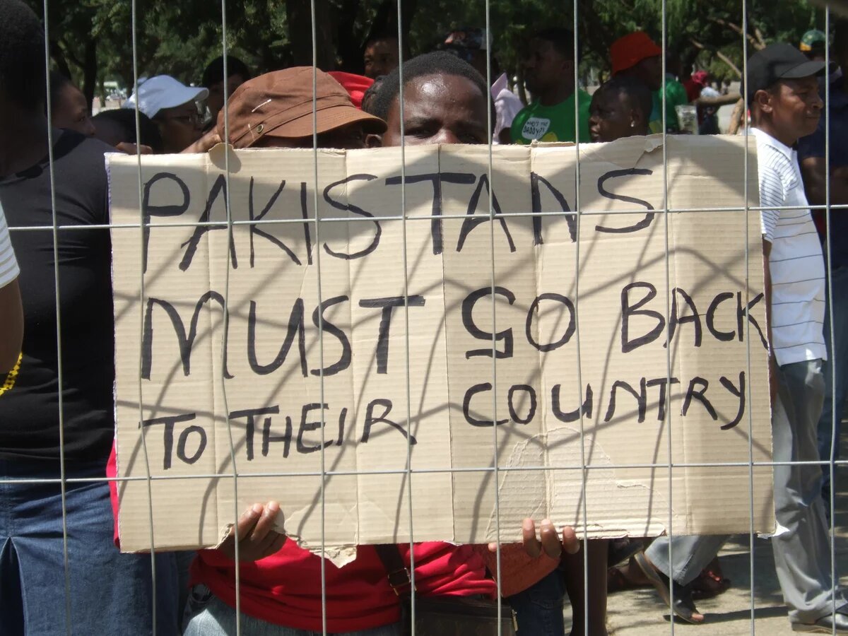 Protest in Soweto, 2012 Protest in Soweto, 2012