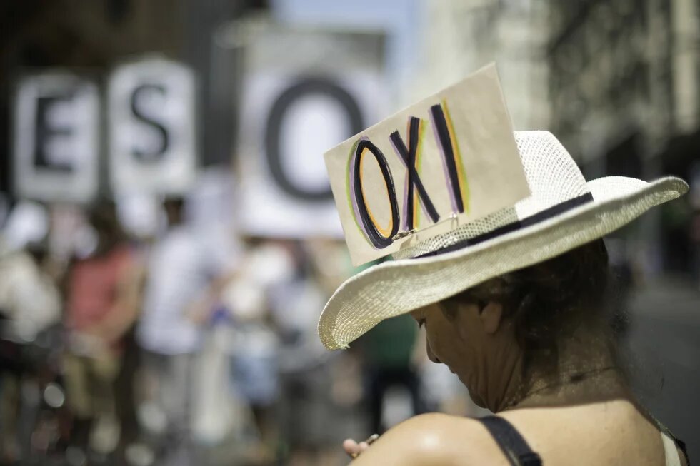 Oxi-Protest in Madrid