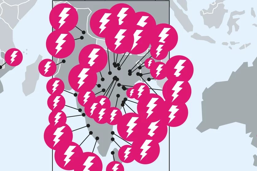 Outcut from the graphic: "Worldwide mobilization" Outcut from the graphic: "Worldwide mobilization"