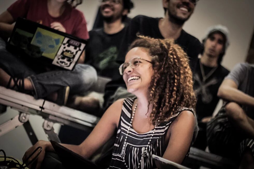Thamyra Thâmara at the Brazilian Conference on Digital Ambivalences, October 2015 Thamyra Thâmara at the Brazilian Conference on Digital Ambivalences, October 2015